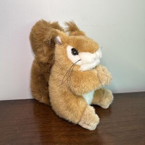 Squirrel Plush Patamates Tufted Ears PMS UK Realistic with tag Stuffed Animal 7"